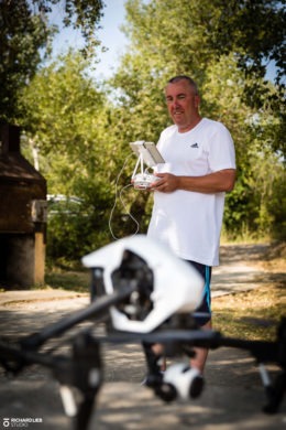 Prise de vues aériennes par drone